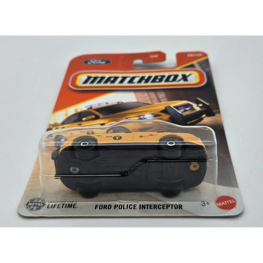 Matchbox‎ 2025 Ford Police Interceptor 29/125 Yellow Diecast 1:64 New